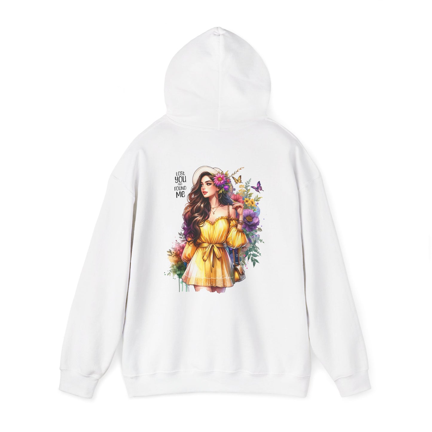 Breakup Hoodie - Unisex Hooded Sweatshirt Lost You and Found Me Design