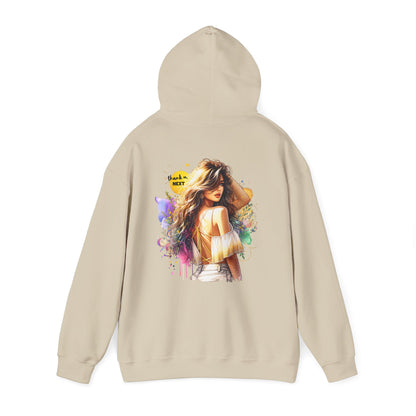 Thank U, Next Vibrant Art Hoodie - Stylish Unisex Sweatshirt with Colorful Design, Casual Wear, Gift Idea for Festivals, Cozy Layering