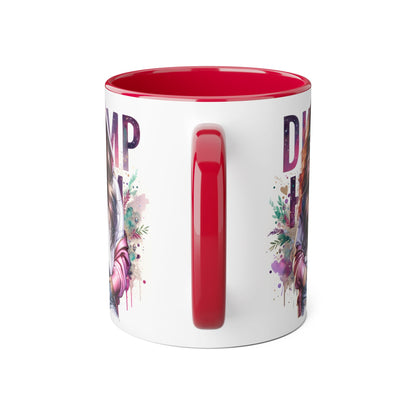 Colorful Dump Hair Mug | Trendy Coffee Cup, Unique Gift for Her, Inspirational Art, Fun Drinkware, Coffee Lovers