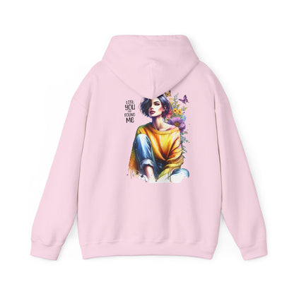 Breakup Hoodie - Unisex Hooded Sweatshirt Lost You and Found Me Design