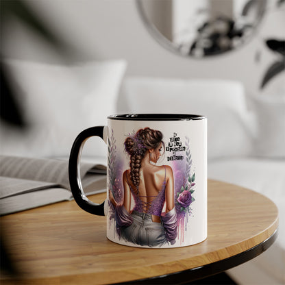 Funny Accent Mug - My Taste in Men is Probably a Disability Humor 11oz Cup
