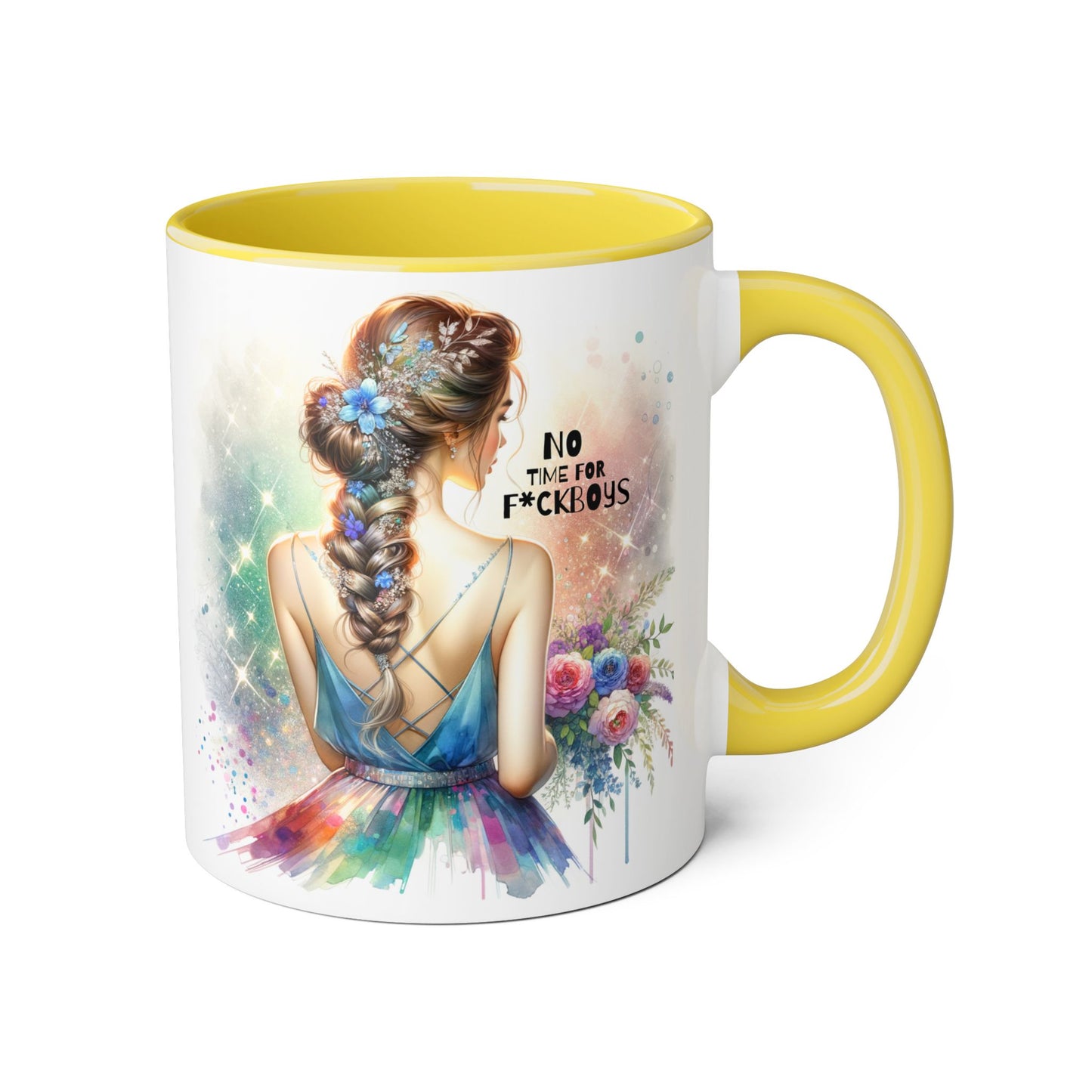 Funny Accent Mug - No Time For F*boys 11oz