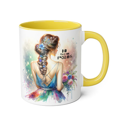 Funny Accent Mug - No Time For F*boys 11oz