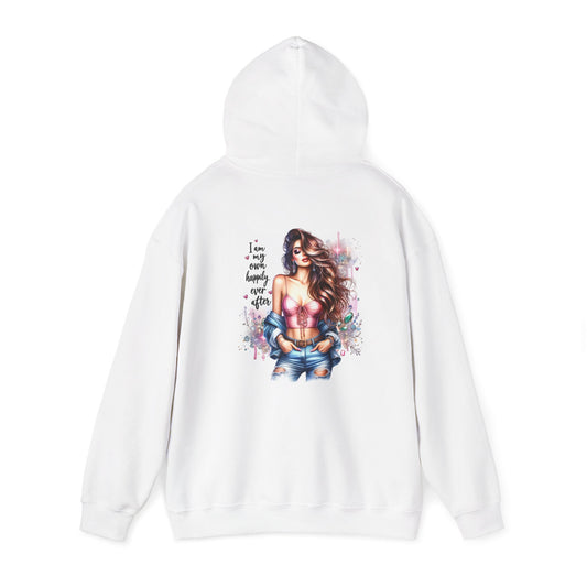 I Am My Own Happily Ever After Inspirational Graphic Hoodie for Confidence & Comfort