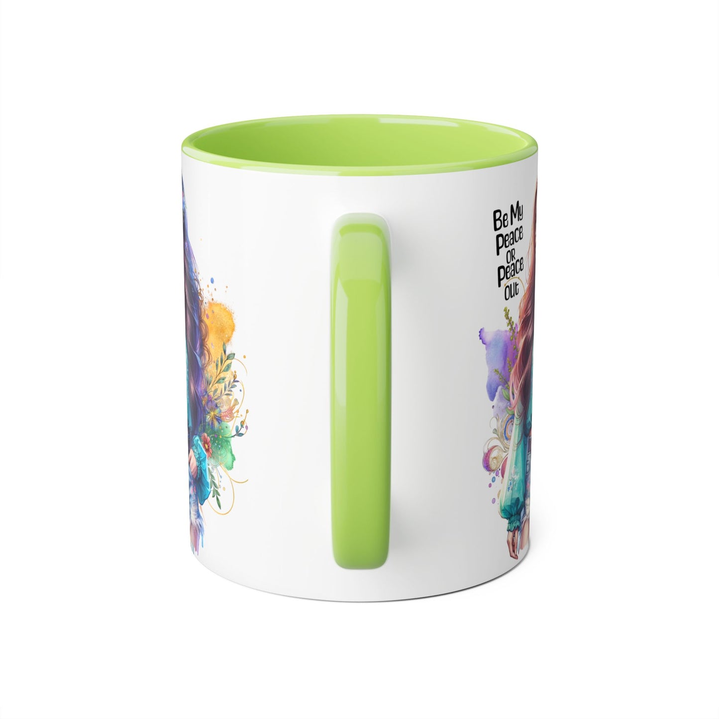 Mug - Be My Peace or Peace Out Accent Mug, 11oz