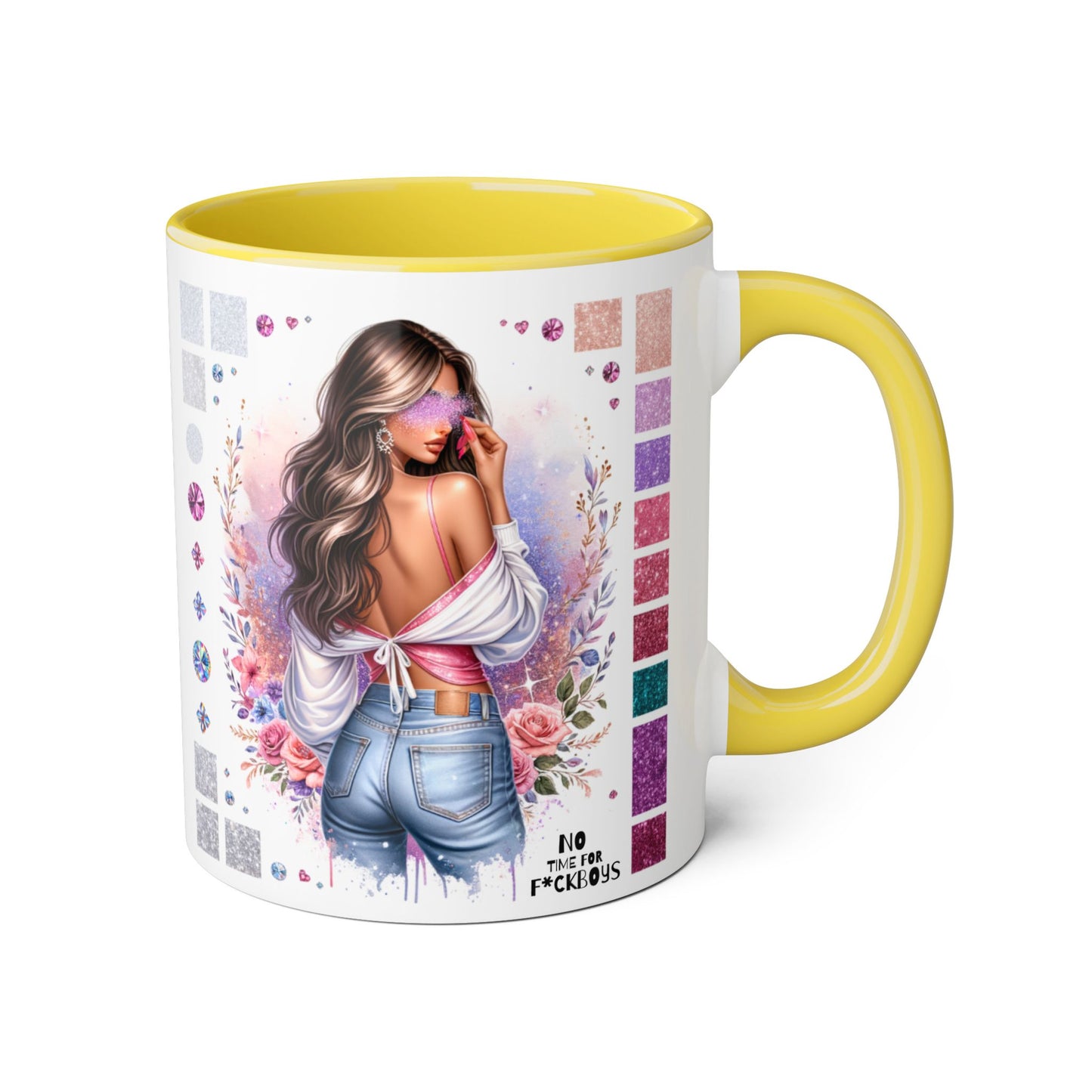 Funny Accent Mug - No Time For F*boys 11oz