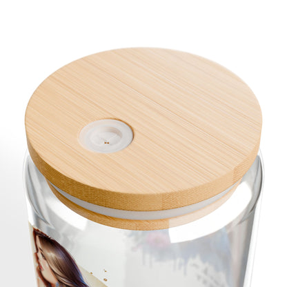 Thank U, Next Artistic 16oz Sipper Glass - Perfect for Celebrations, Everyday Use, Gifts, Home Decor, and Eco-friendly Lifestyle