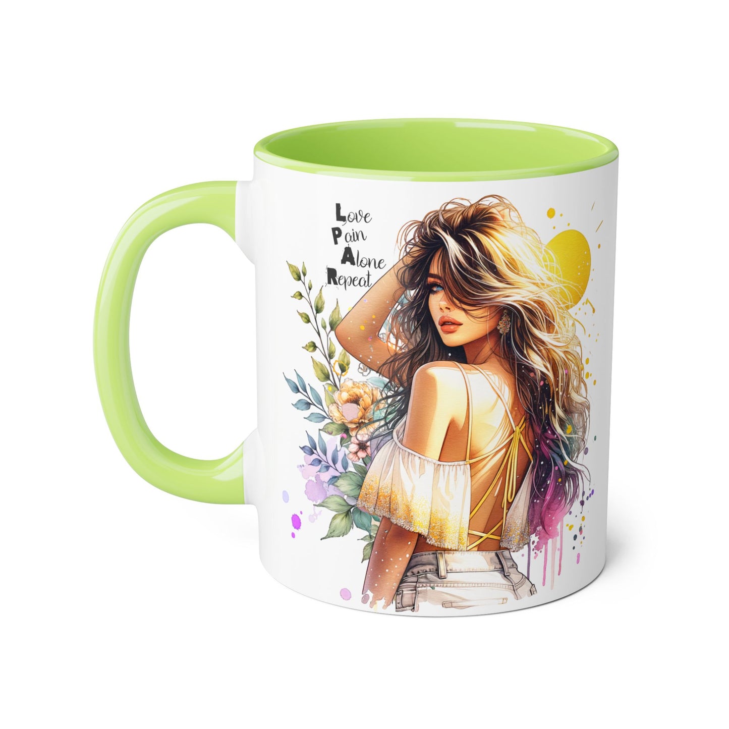 Bohemian Accent Mug - Inspirational Coffee Cup for Dreamers, Perfect Gift for Her, Home Decor, Unique Coffee Mug