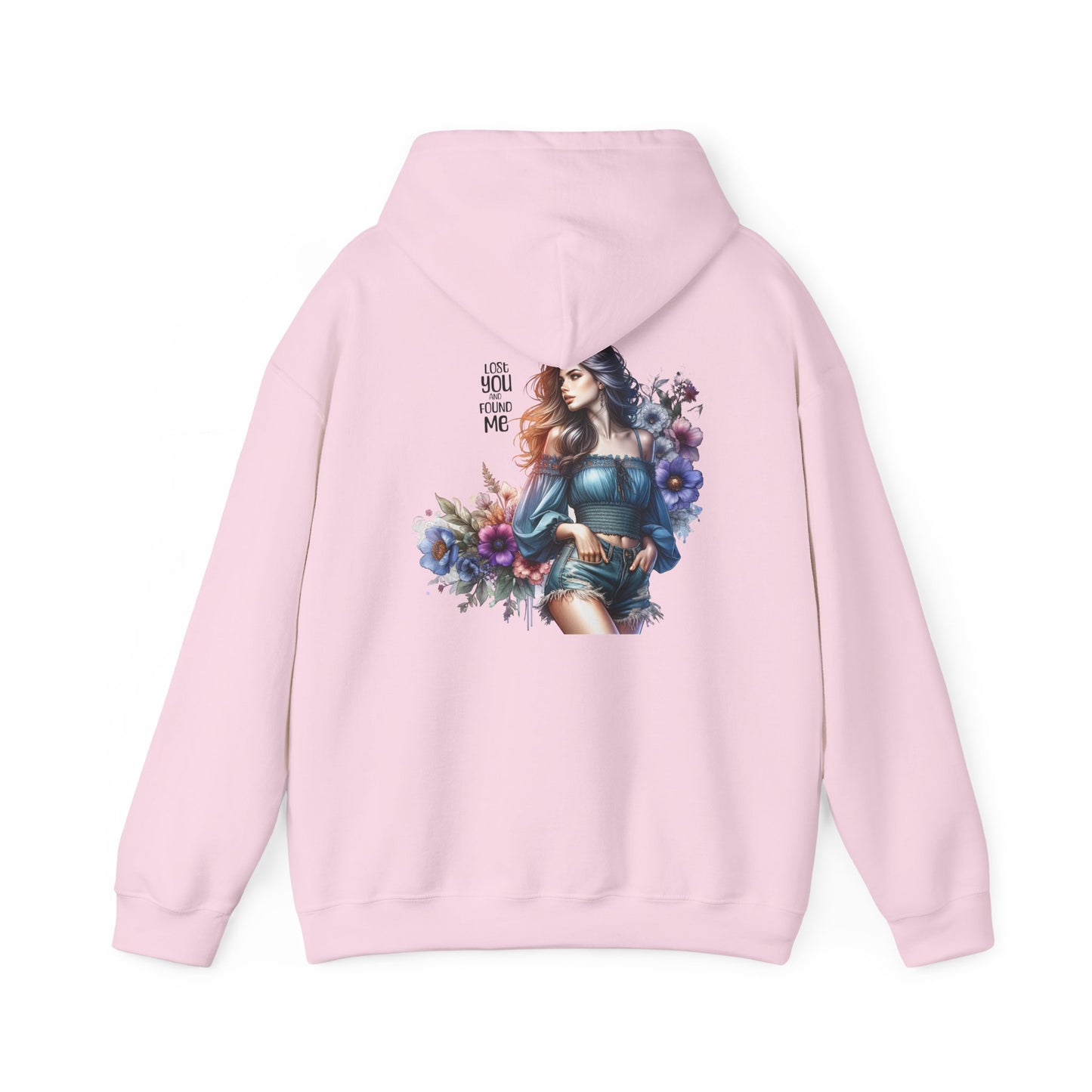 Breakup Hoodie - Unisex Hooded Sweatshirt Lost You and Found Me Design