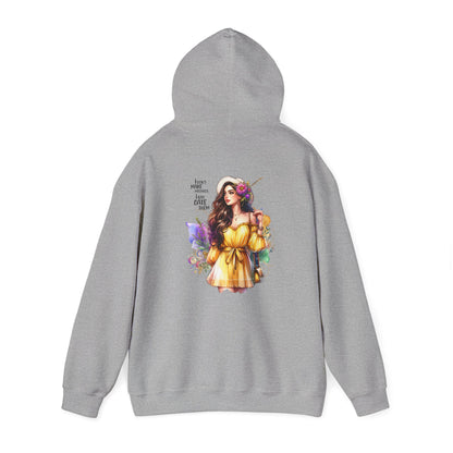 I Don`t Make Mistakes, I Just Date Them Vibrant Floral Art Hoodie - Unisex Heavy Blend Sweatshirt For Cozy Days, Ideal For Gift Giving, Casual Wear, Spring Celebrations