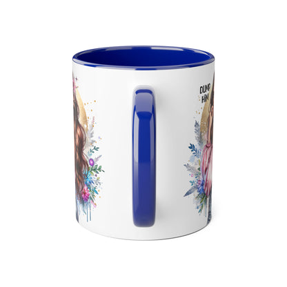 Dump Him Accent Mug, Coffee Cup for Empowering Women, Fun Gift for Friends, Inspirational Drinkware, Birthday, Self-care