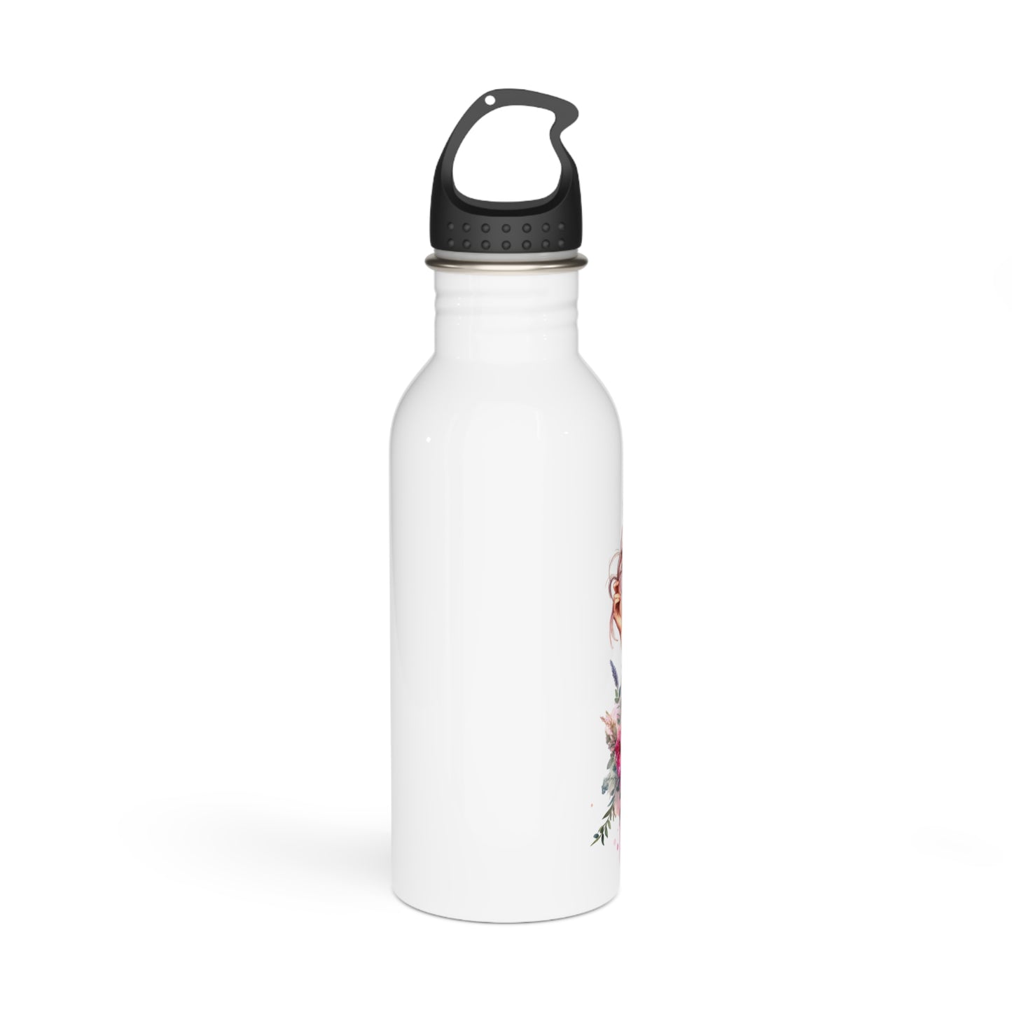 I Don't Make Mistakes, I Date Them Floral Art Water Bottle, Eco-Friendly Travel Mug, Personalized Gift for Her, Reusable Sports Bottle, Date Night Accessory
