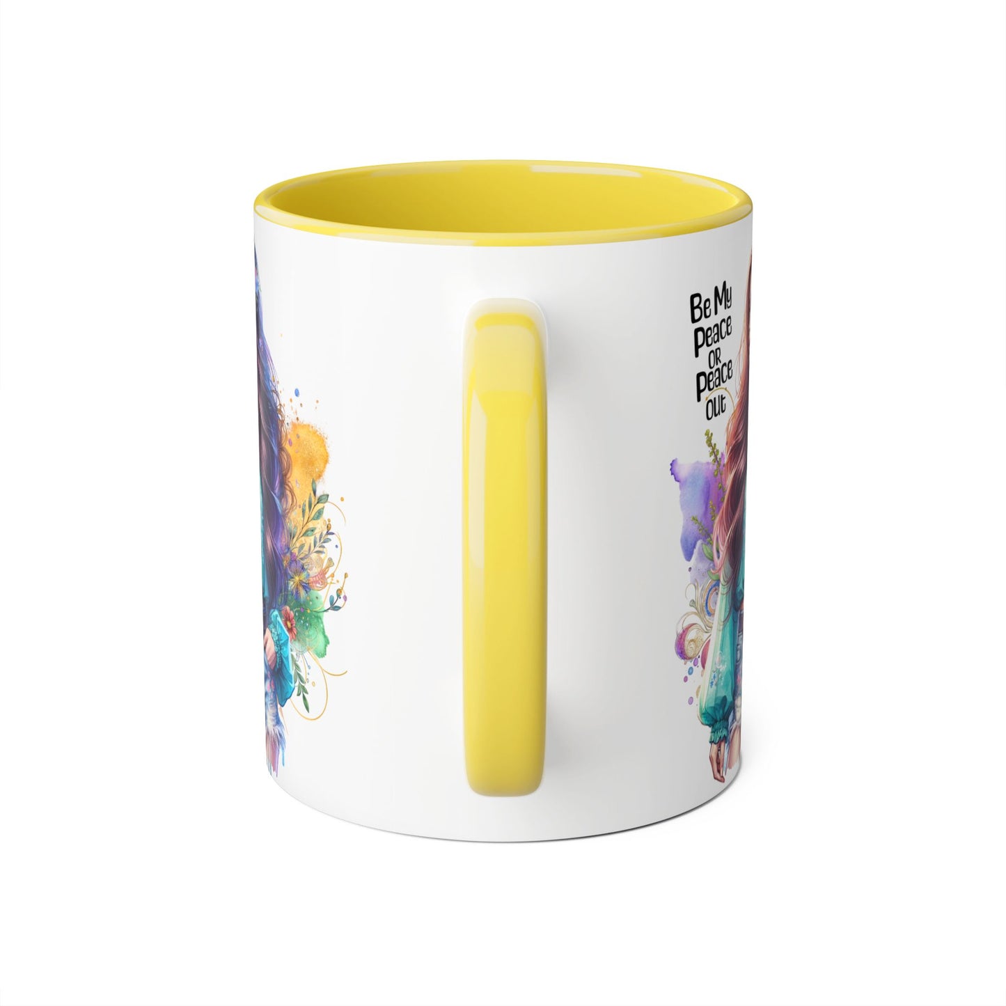 Mug - Be My Peace or Peace Out Accent Mug, 11oz