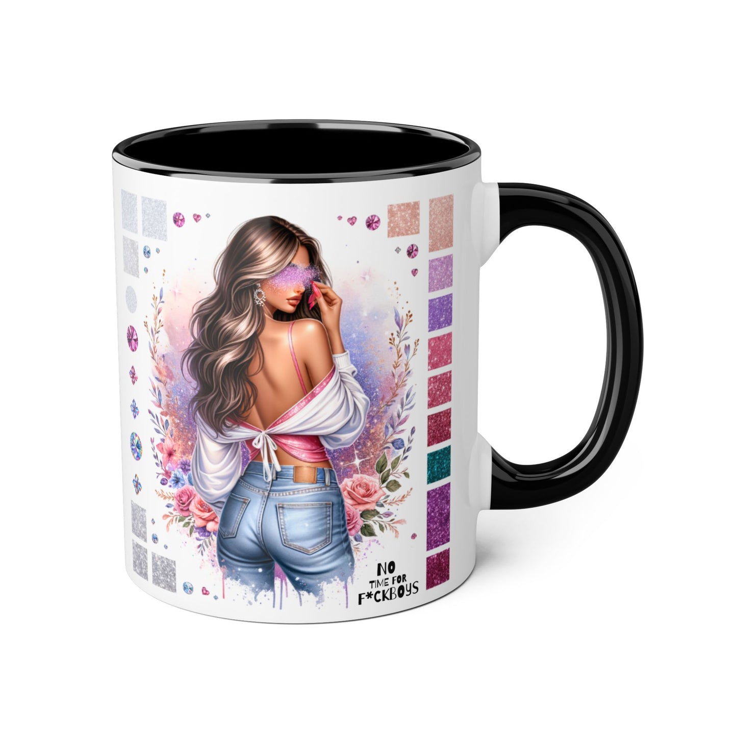 Funny Accent Mug - No Time For F*boys 11oz