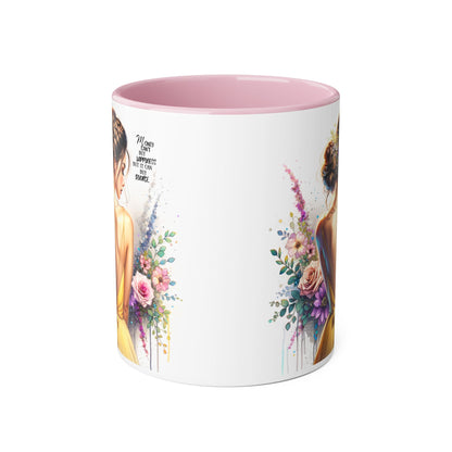 Money Can't Buy Happiness But It Can Buy Divorce Humoristic Elegant Floral Accent Mug, Gift for Her, Coffee Lover, Inspirational Coffee Cup, Birthday Gift Idea, Unique Home Decor
