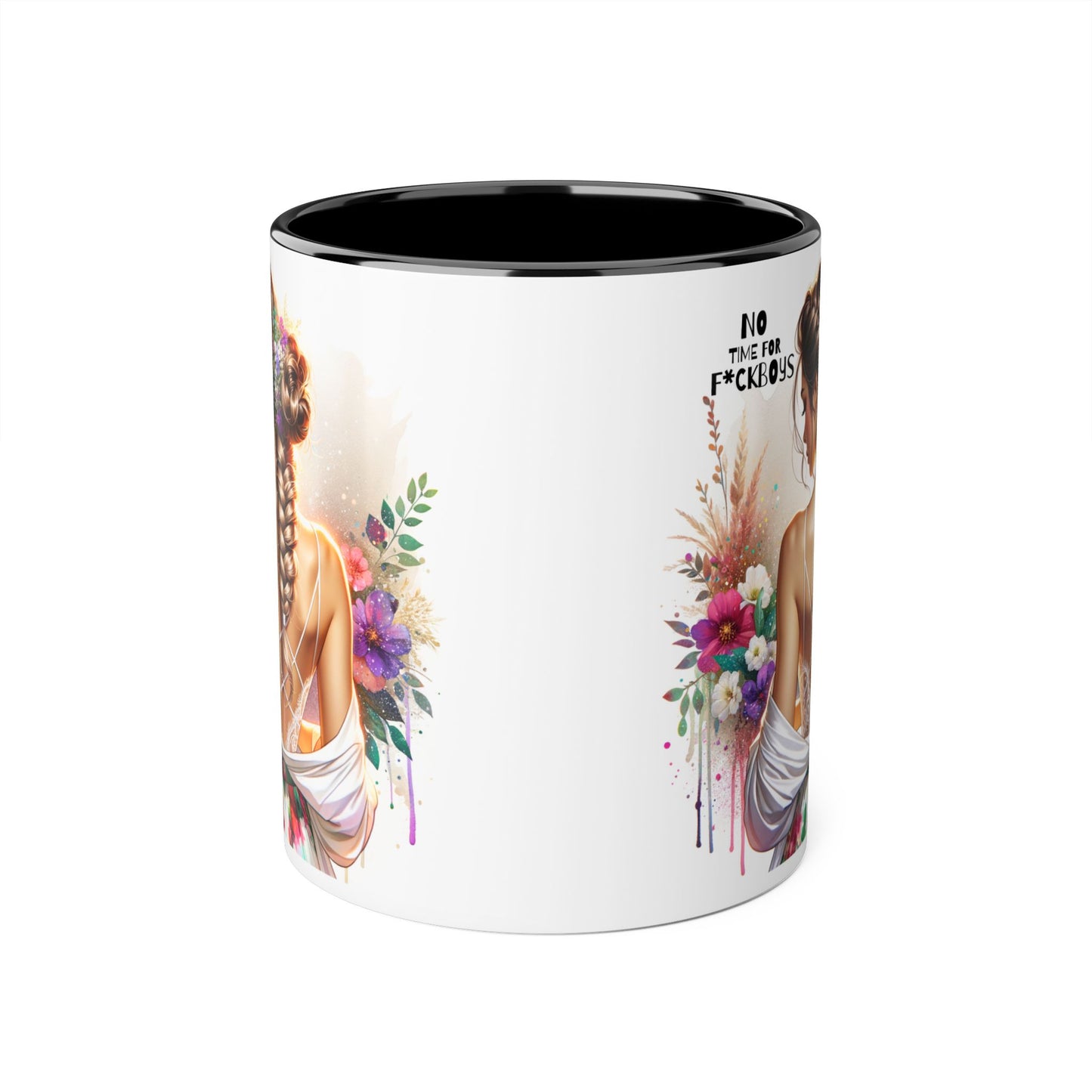 Funny Accent Mug - No Time For F*boys 11oz
