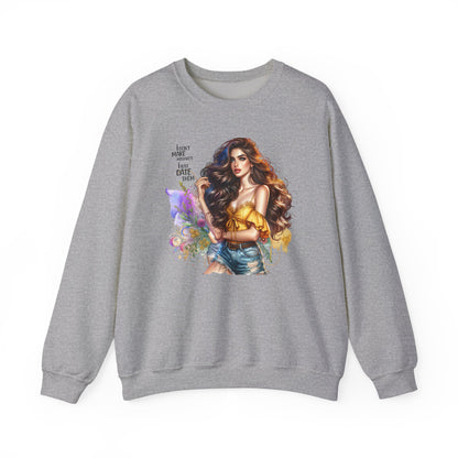 I Don`t  Make Mistakes, I Just Date Them Artistic Crewneck Sweatshirt - Perfect for Casual Outings, Gifts, Festivities, and Everyday Comfort, Featuring Colorful Designs
