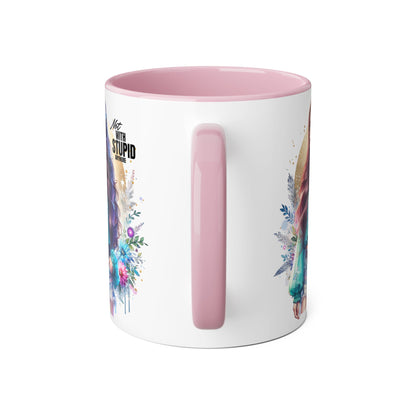Mug - Not With Stupid Anymore Humoristic 11oz Accent Mug