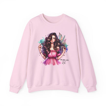 I'm Too Cute For My Ex Stylish Art Sweatshirt for Creative Souls | Perfect Gift for Friends or Yourself | Cozy Crewneck for Everyday Wear, Fashion, Art [...]
