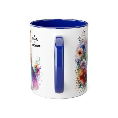 Colorful Floral Quotes Coffee Mug, Gift for Flower Lovers, Inspirational Mug, Unique Tea Cup, Perfect for Birthdays