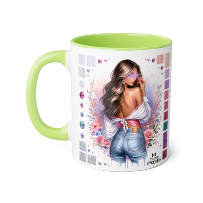 Funny Accent Mug - No Time For F*boys 11oz