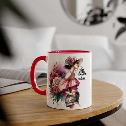 Funny Accent Mug - My Taste in Men is Probably a Disability Humor 11oz Cup