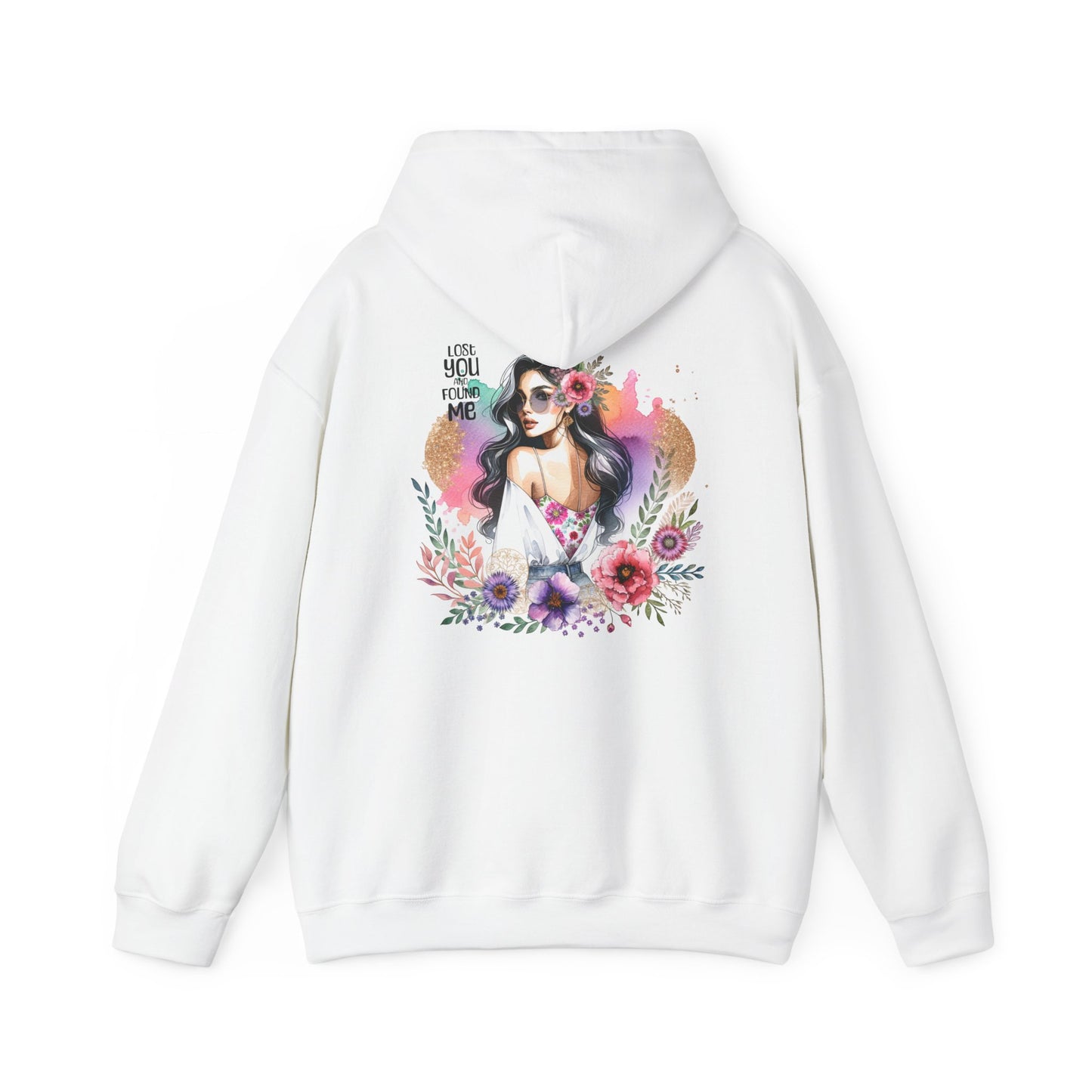 Breakup Hoodie - Unisex Hooded Sweatshirt Lost You and Found Me Design