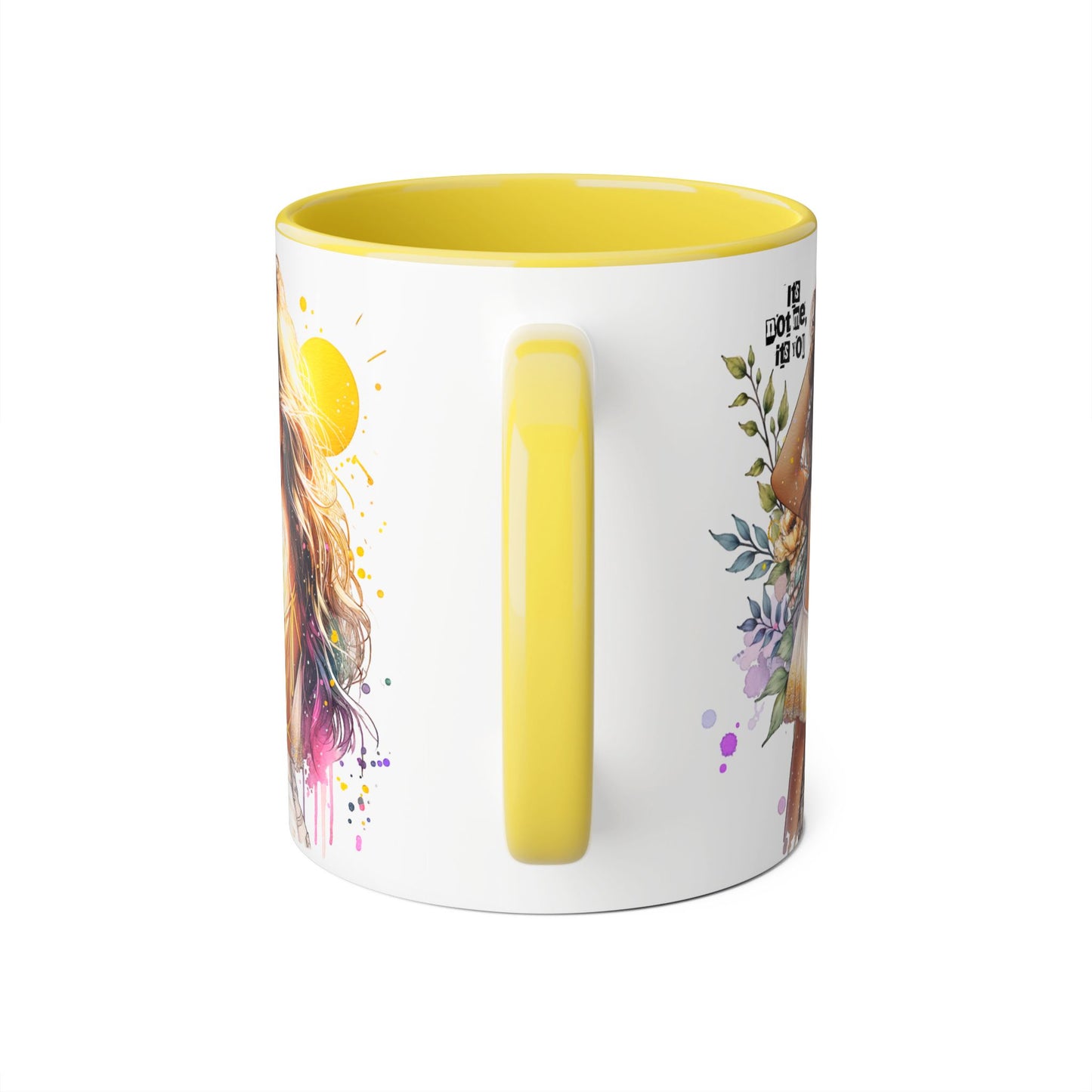 It's Not Me, It's You Humoristic Bohemian Accent Mug, 11oz - Perfect Gift for Art Lovers, Coffee Enthusiasts, Home Decor, Birthday Presents, Inspirational Design