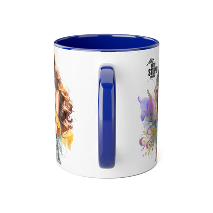 Not With Stupid Anymore Humoristic 11oz Accent Mug