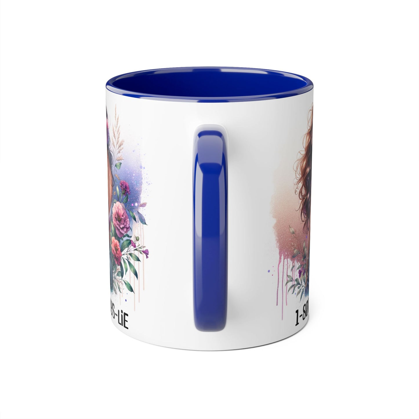 Chic Accent Mugs for Trendsetters, Floral Design Coffee Cup for Girls, 1-800-BOYS-LIE Gift for Friends, Cute 11oz Tea Mug, Stylish [...]