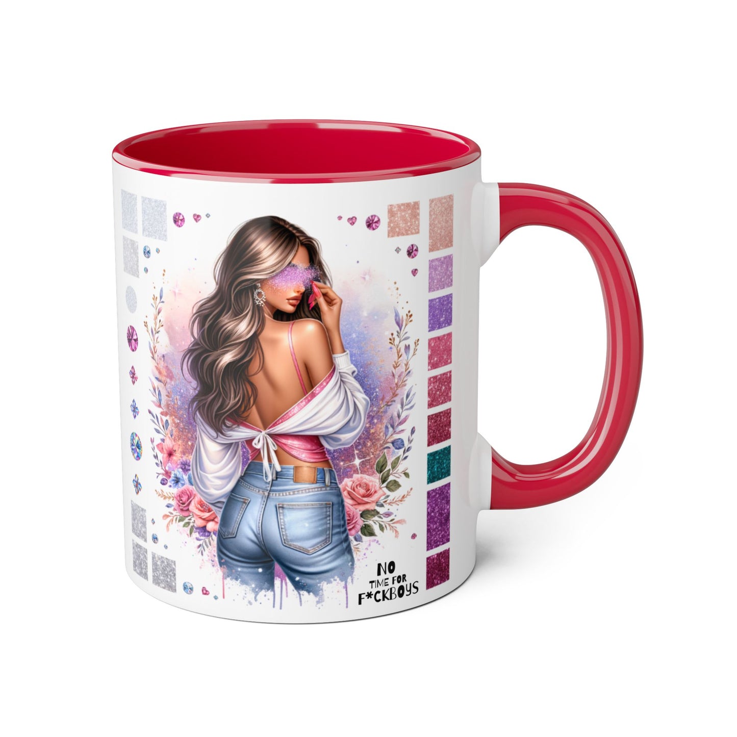 Funny Accent Mug - No Time For F*boys 11oz