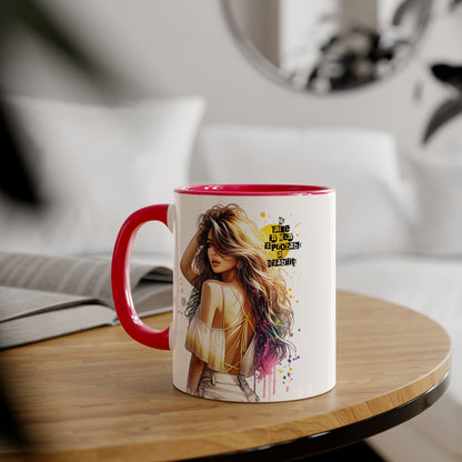 Funny Accent Mug - My Taste in Men is Probably a Disability Humor 11oz Cup