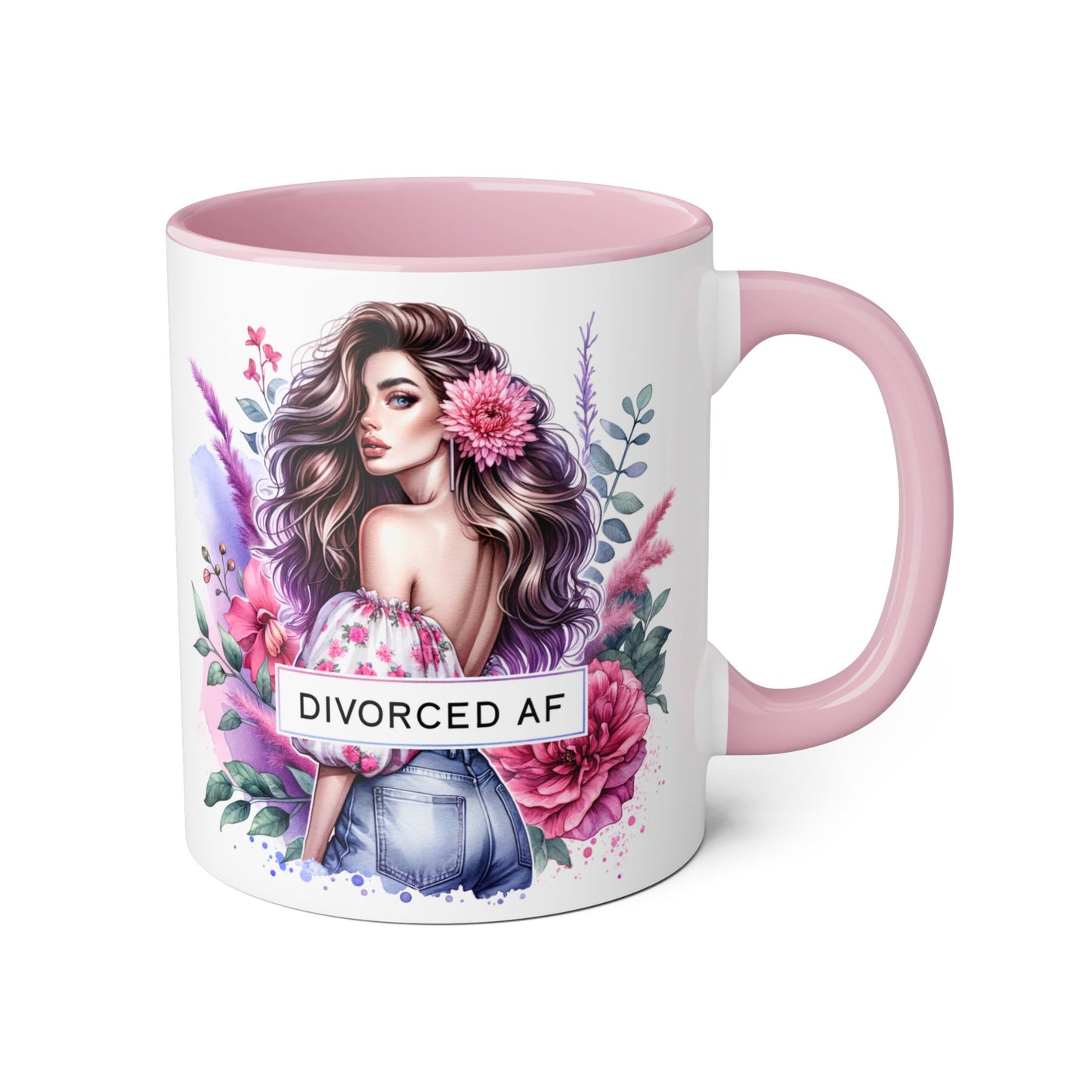 Mug - Divorced AF 11oz Accent Mug