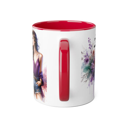 Stylish Quote Mug, Fashion Lover Gift, Narcissist Coffee Cup, Floral Design Mug, Unique Drinkware for Her