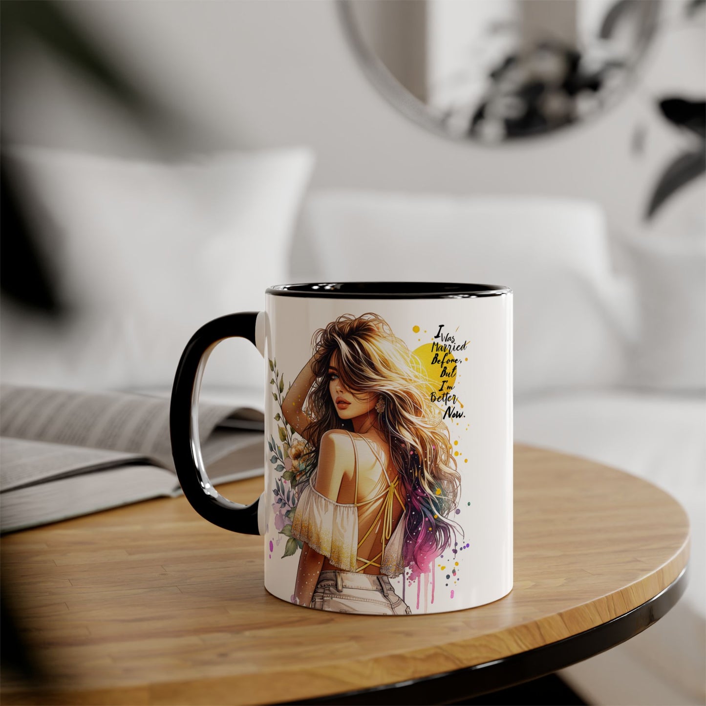 I Was Married Before But I'm Better Now Inspirational Accent Mug, 11oz Coffee Cup, Artistic Mug for Self-Love, Unique Gift for Friends, Motivational Gift Idea, Perfect for [...]