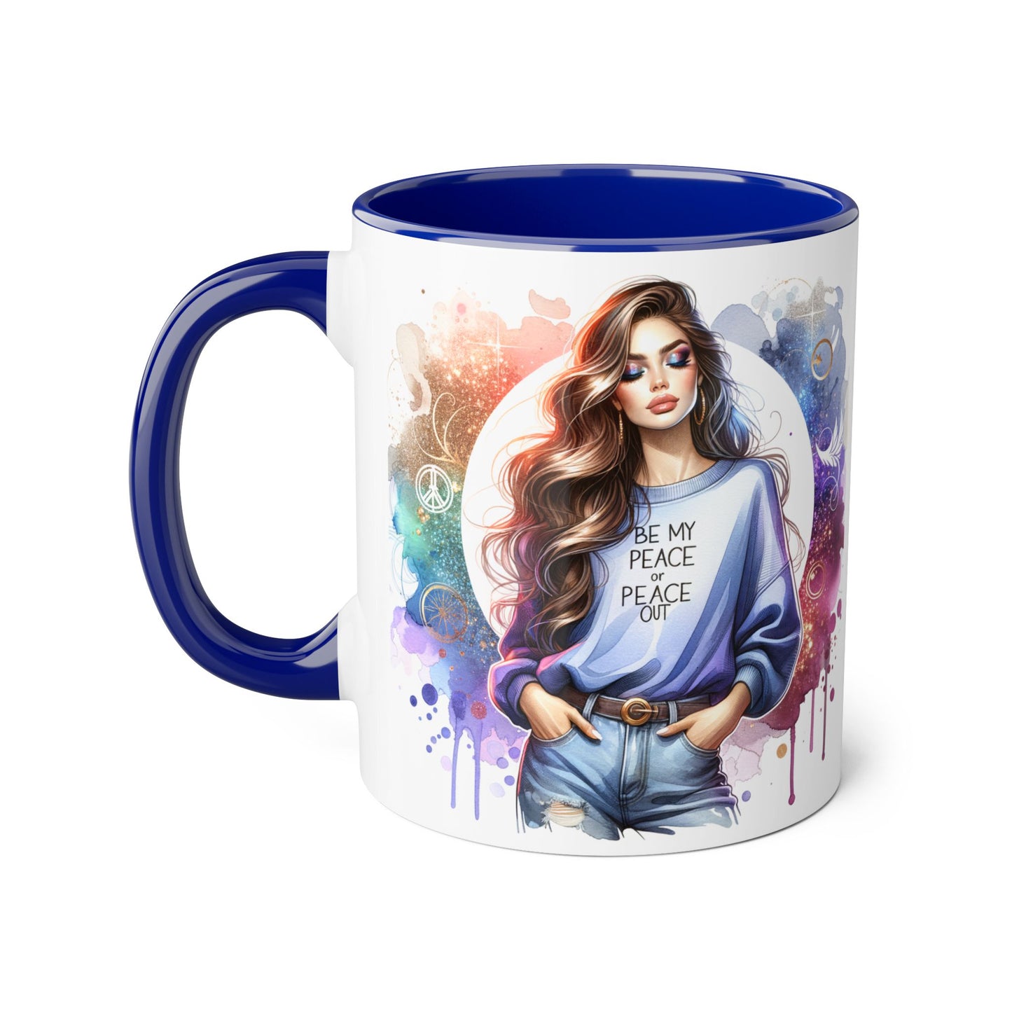 Accent Mug - Be My Peace or Peace Out 11oz