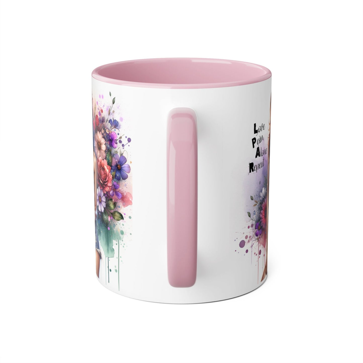 Floral Design Mug, Artistic Coffee Cup, Unique Gift, Vibrant Home Decor, Inspirational Drinkware, Birthday Present