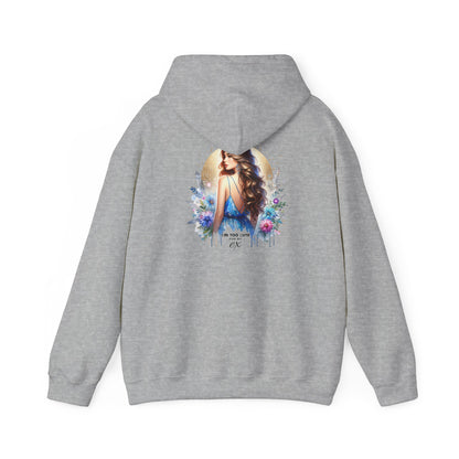 I'm Too Cute For My Ex Elegant Floral Art Hoodie - Perfect Comfort for Art Lovers, Cozy Streetwear, Symbol of Self-Expression, Gift for Friends, Stylish Layering