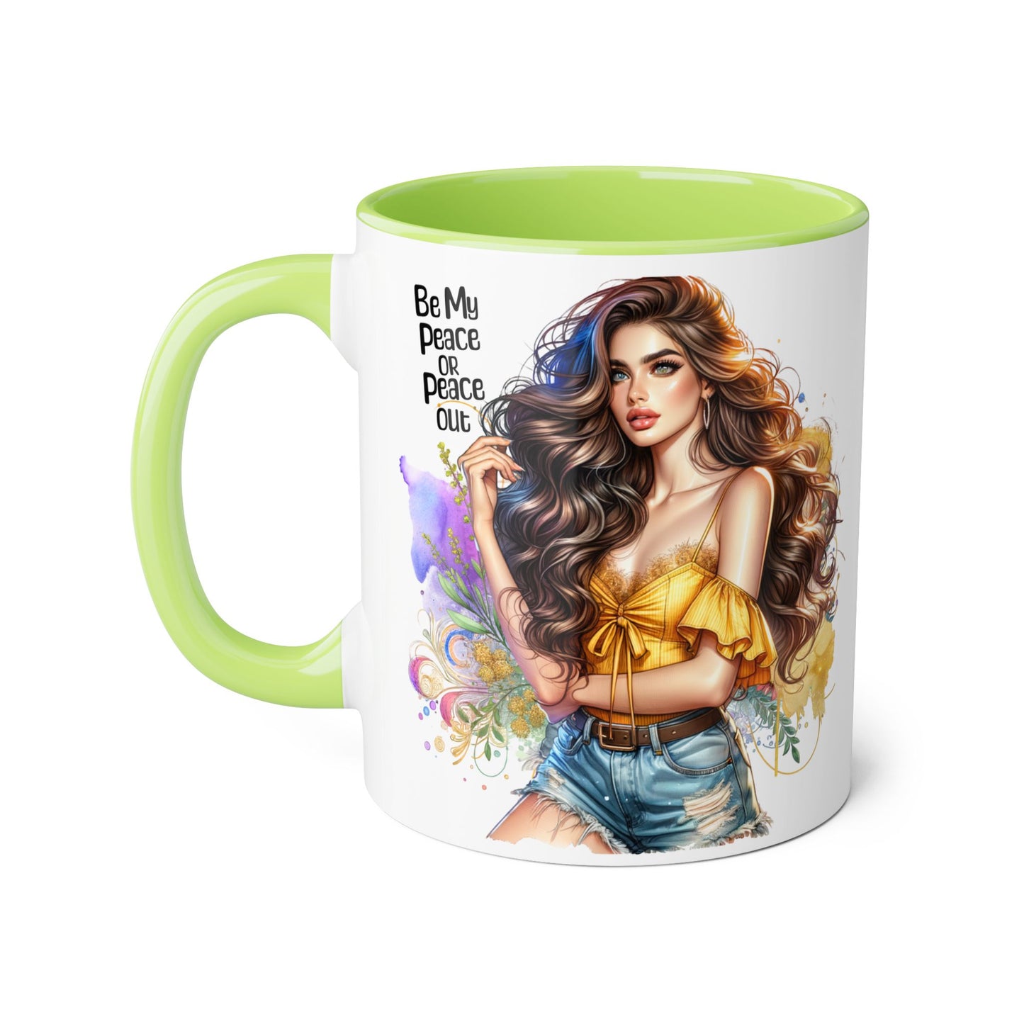 Mug - Be My Peace or Peace Out Accent 11oz