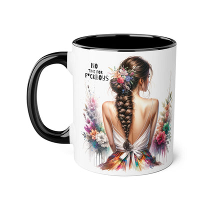 Funny Accent Mug - No Time For F*boys 11oz