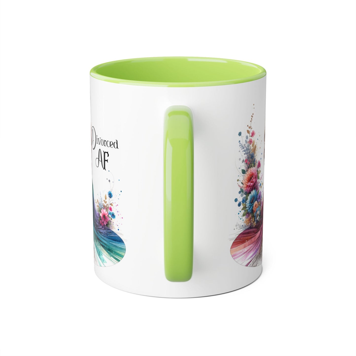 Divorce Celebration Mug, Colorful Accent Coffee Cup, Perfect Gift for Newly Divorced, Self-Care, Encouragement, Unique Coffee Lover Gift