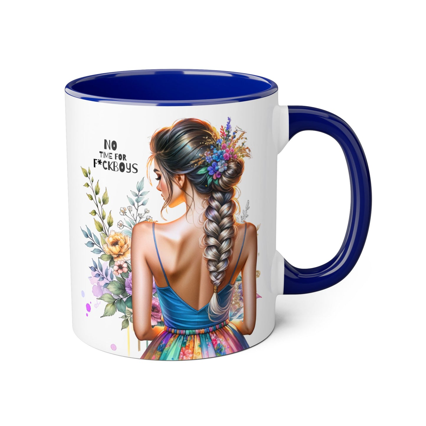 Funny Accent Mug - No Time For F*boys 11oz