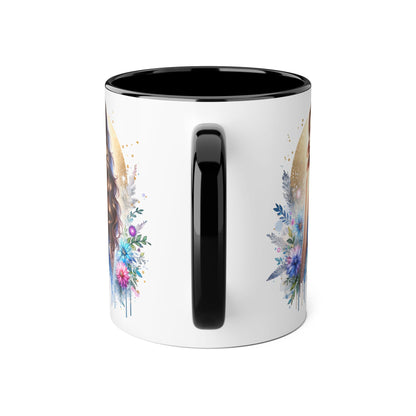 Straight Outta Divorced Humoristic Floral Accent Mugs - Unique Gift for Coffee Lovers, Home Decor, Birthday Gift, Art Mug, Personalized Drinkware