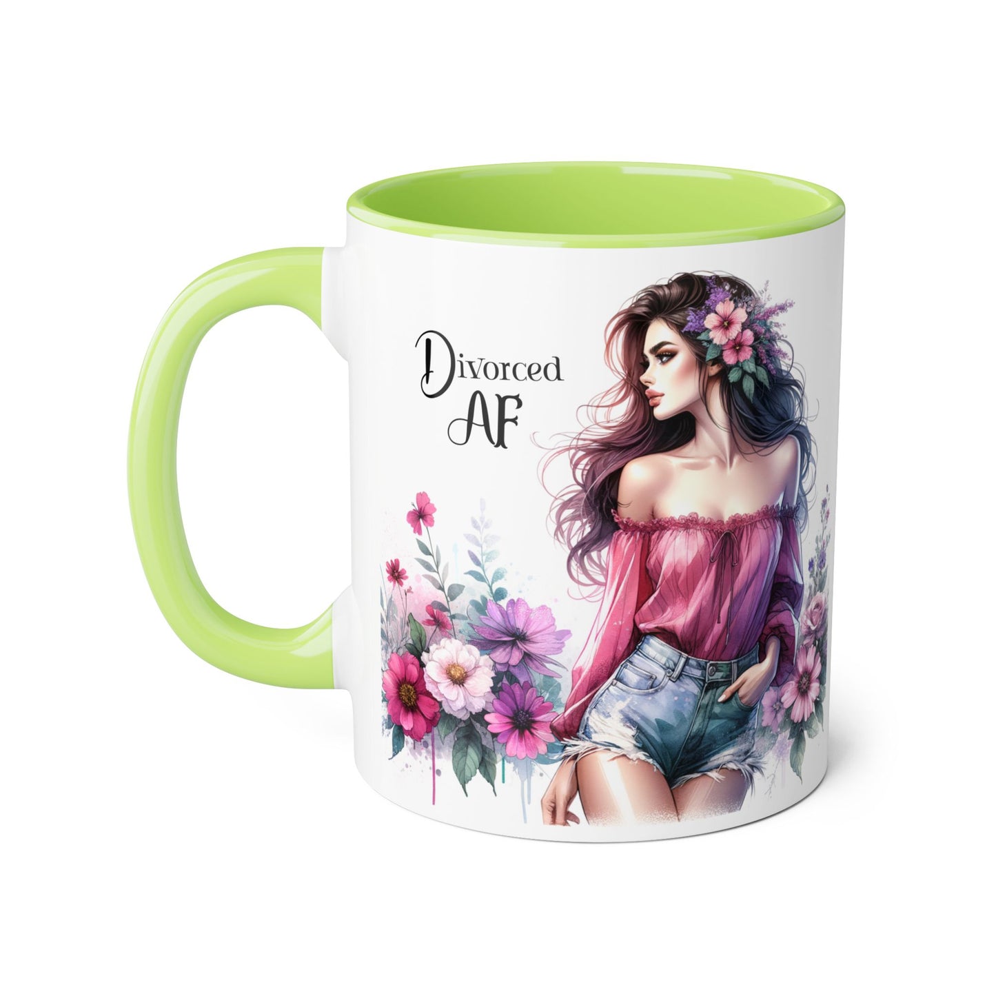 Mug - Divorced AF 11oz Accent Mug