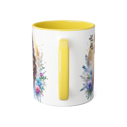 I Don't Make Mistakes, I Date Them Chic Artful Accent Mugs for Coffee Lovers, Inspirational Gift, Floral Design, Unique Home Decor, Ideal for Birthdays & Celebrations