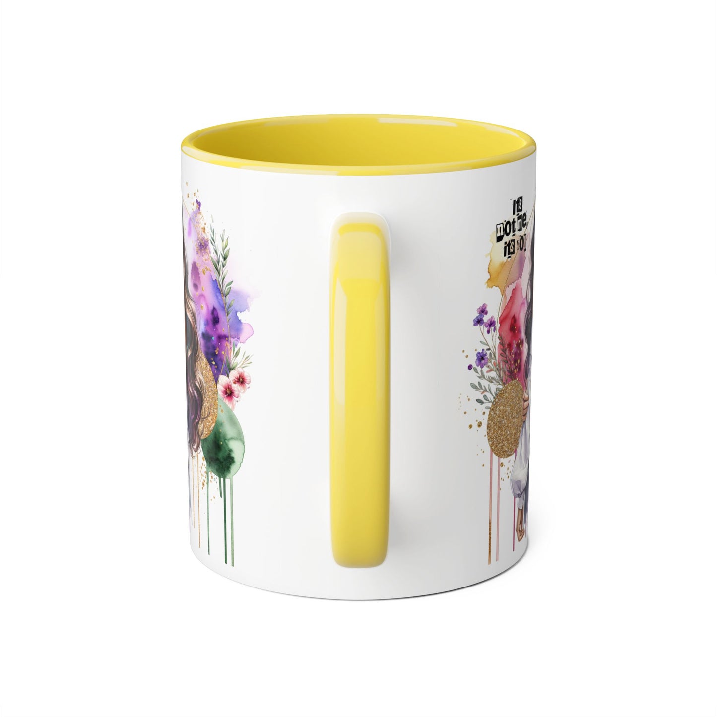 It's Not Me, It's You Humoristic Chic Accent Mugs - Artistic Coffee Cup for Trendsetters, Unique Gift for Her, Birthday Present, Inspirational Mug, Stylish Drinkware