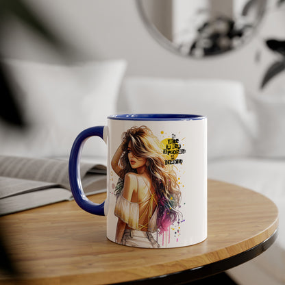 Funny Accent Mug - My Taste in Men is Probably a Disability Humor 11oz Cup