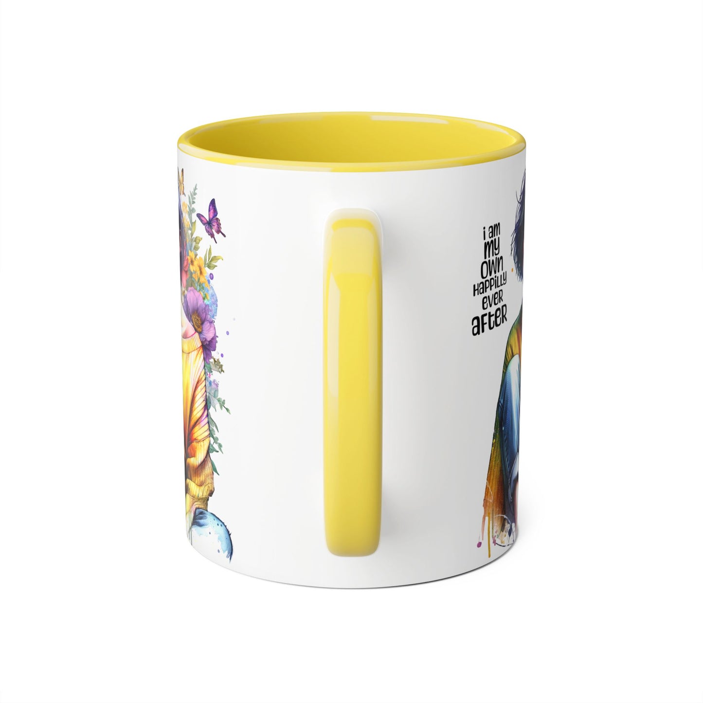 I Am My Own Happily Ever After Empowering Accent Mug - I Am My Own Happiness Ever After, Inspirational Gift for Her, Coffee Lover, Self-Care Decor, Motivational Cup