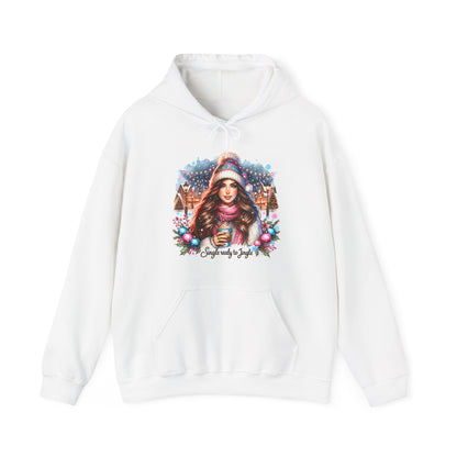 Christmas Hooded Unisex Sweatshirt - Single And Ready to Jingle