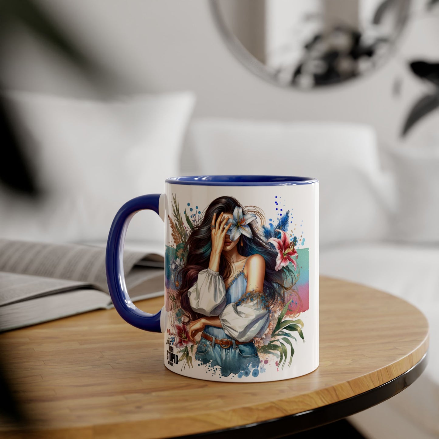 Mug - Not With Stupid Anymore Humoristic 11oz Accent Mug